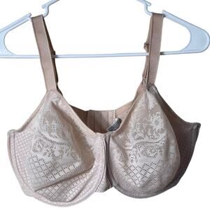 Wacoal Visual Effects Minimizer Bra 857210 Size 38G Nude